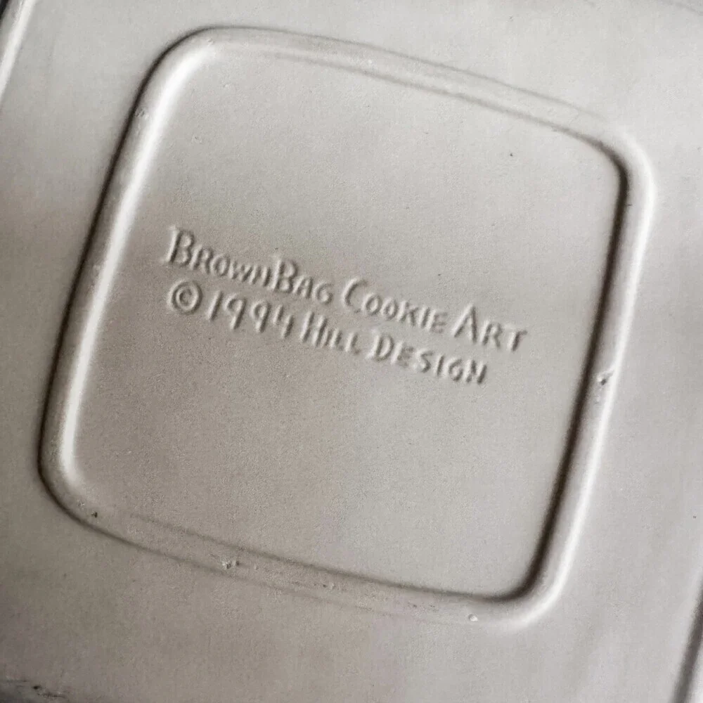 Brown Bag Cookie Art 1994 Cookie Baking Tray Clay